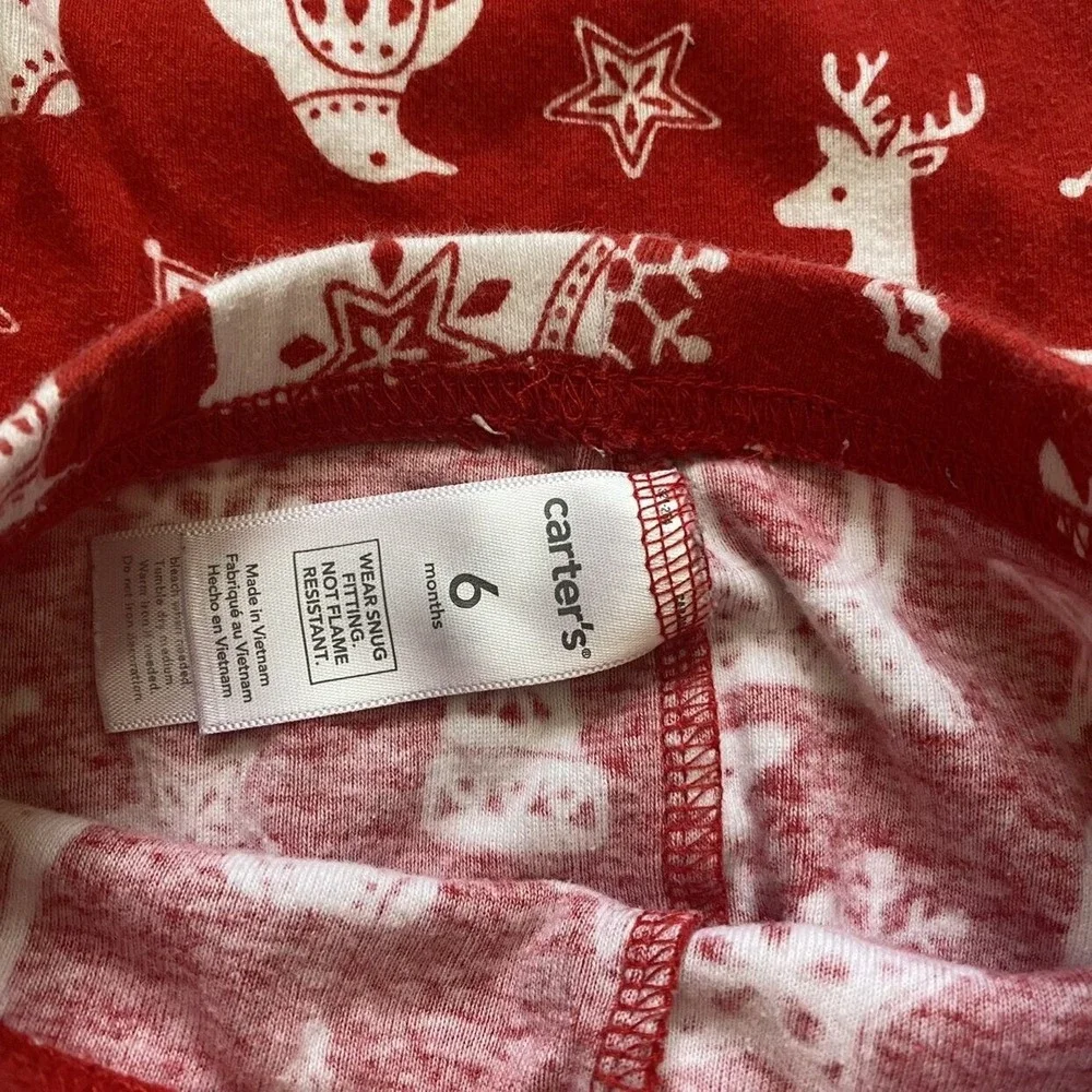 Carter's‎ Christmas Pajamas Size 6 Months